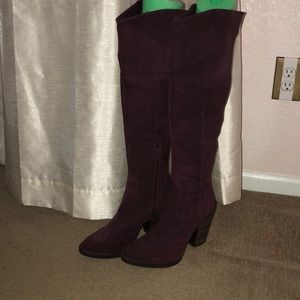 Steve Madden suede over the knee boots